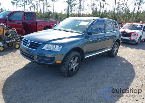 2006 Volkswagen Touareg V6 из США, поврежденный, VIN WVGZG77L26D029749
